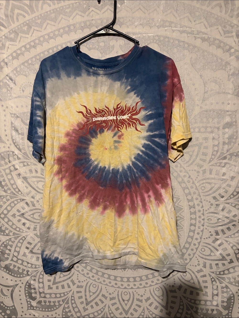 Paradise Lost MIA Panther Graphic Tie Dye Shirt Size Large L⁠